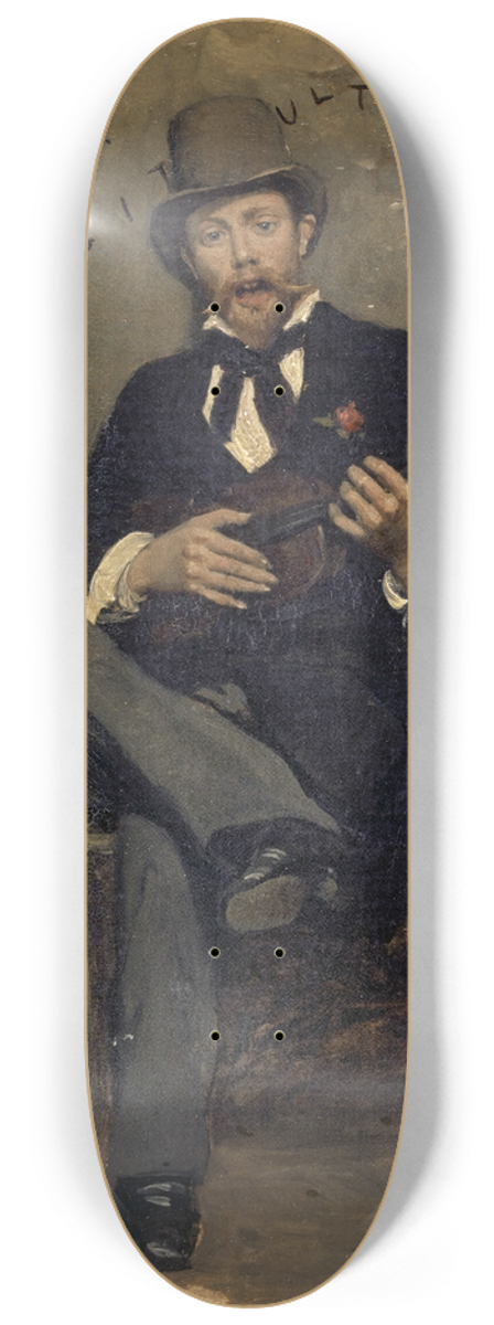 Evert Louis van Muyden - Portrait of Charles Girault 8.25 inch art skate deck