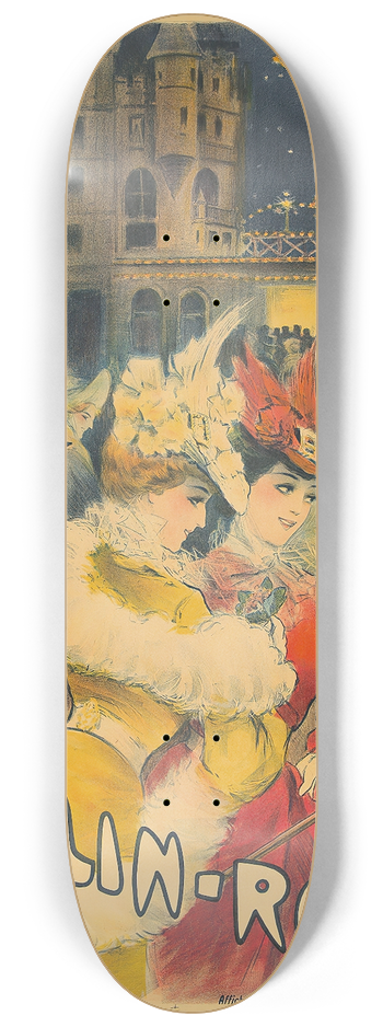 E. Villefroy - Moulin Rouge 8.25 inch art skate deck