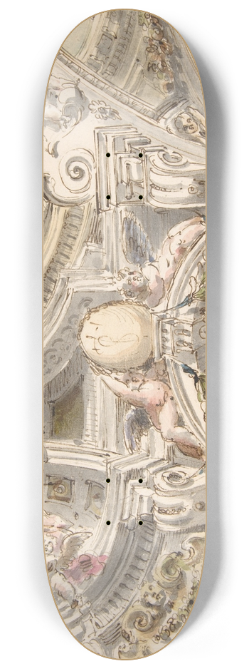 Faustino Trebbi - Design for a Ceiling 8.25 inch art skate deck