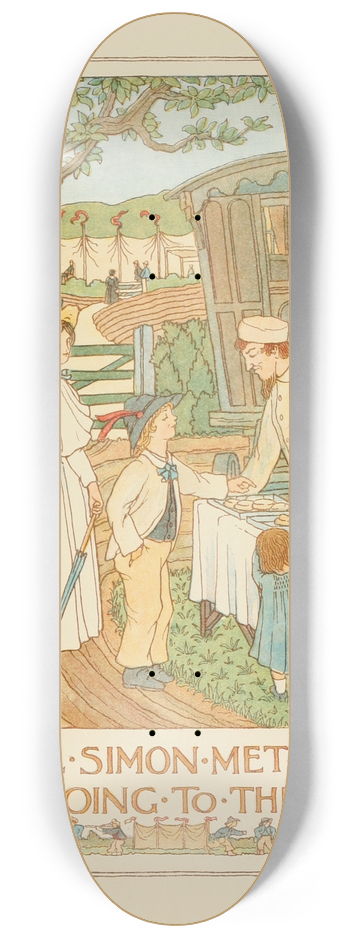 F. D. Bedford - Simple Simon 8.25 inch art skate deck