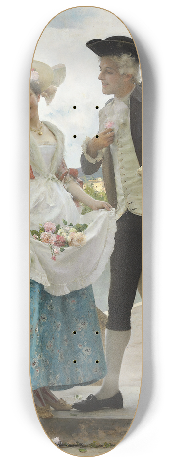 Federico Andreotti - Welcomed Attention 8.25 inch art skate deck