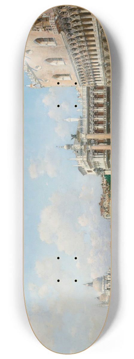 Federico del Campo - The DogeS Palace And Santa Maria Della Salute 8.25 inch art skate deck