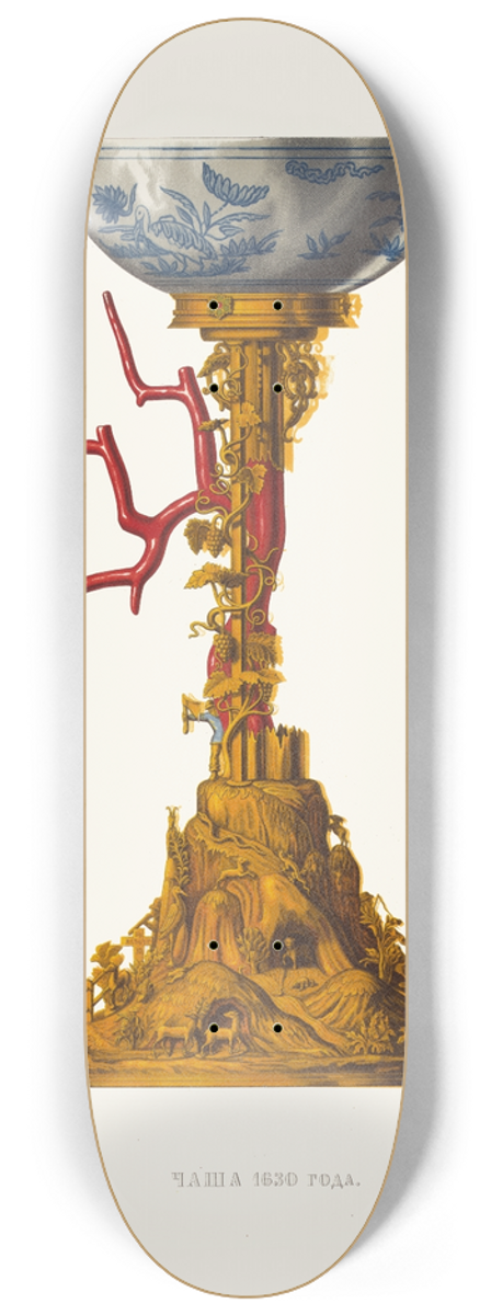 Fedor Grigoryevich Solntsev - Chasha 1630 goda 8.25 inch art skate deck