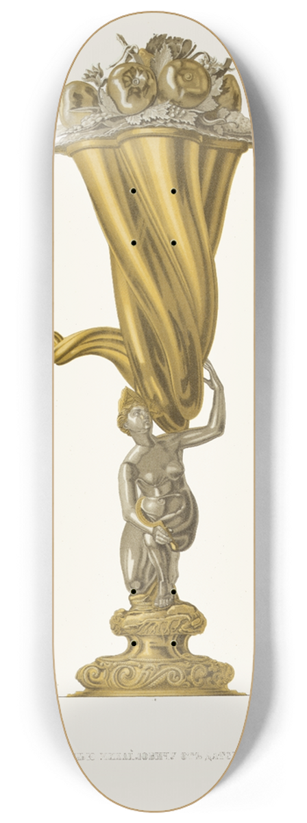 Fedor Grigoryevich Solntsev - Kubok, prislannyi tsariu Alekseiu Mikhailovichu ot datskoi korolevy Khristiny v 1648 godu 8.25 inch art skate deck