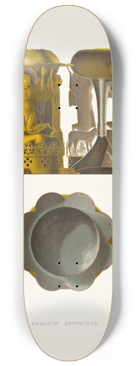 Fedor Grigoryevich Solntsev - Panagiia artosnaia, v 1-2 um. (izobrazhenie 1.) 8.25 inch art skate deck