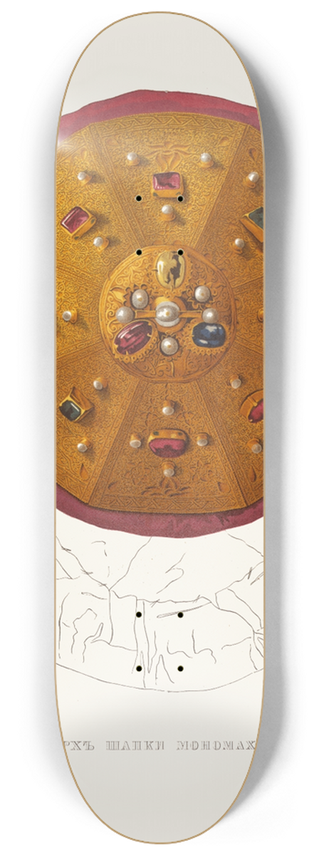 Fedor Grigoryevich Solntsev - Verkh shapki Monomakhovoi. (izobrazhenie 2.) 8.25 inch art skate deck