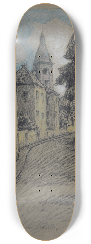 Ferdinand Boberg - Rue de lAbreuvoir 8.25 inch art skate deck