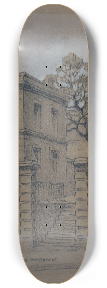 Ferdinand Boberg - Une maison, 70 rue Damrmont 8.25 inch art skate deck