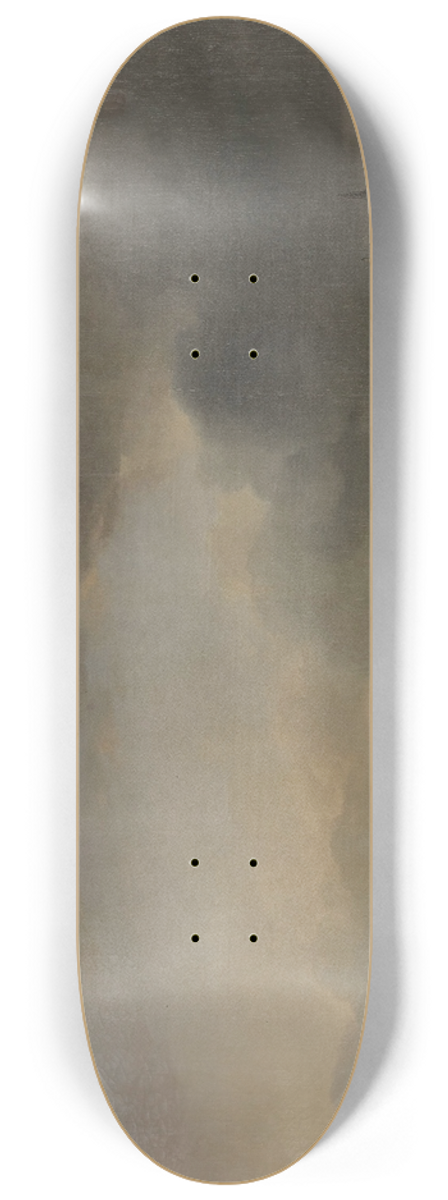 Ferdinand de Braekeleer - The Antwerp Castle after the Bombardement in 1832 8.25 inch art skate deck