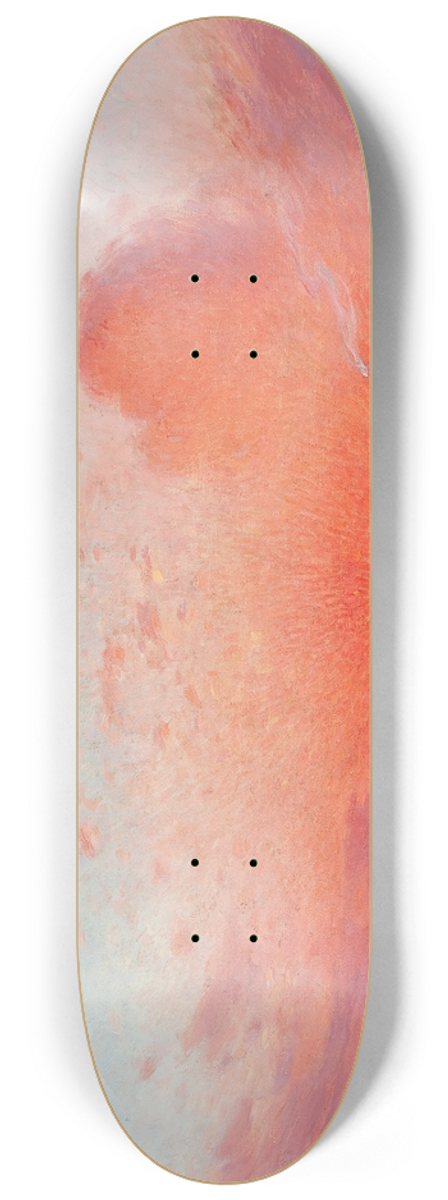 Ferdinand du Puigaudeau - Coucher de soleil, prs du Croisic 8.25 inch art skate deck