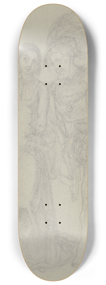 Ferdinand Fellner - Faust und Gretchen 8.25 inch art skate deck