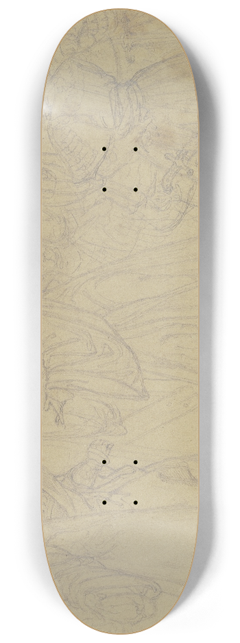 Ferdinand Fellner - Kaiser Maximilian hlt Albrecht Drer die Leiter 8.25 inch art skate deck