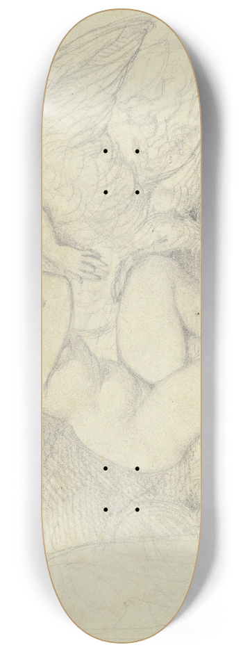 Ferdinand Fellner - Leda with the swan 8.25 inch art skate deck