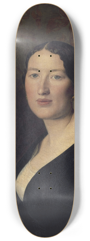 Ferdinand Georg Waldmller - Portrait de Madame Josef Bayer 8.25 inch art skate deck