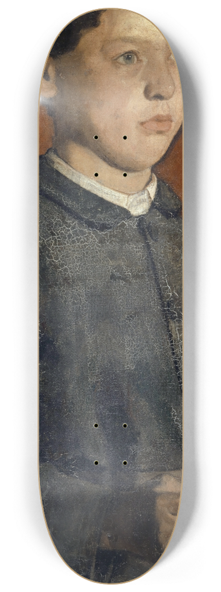 Ferdinand Hodler - Portrait Of August Hodler (The Student) 8.25 inch art skate deck