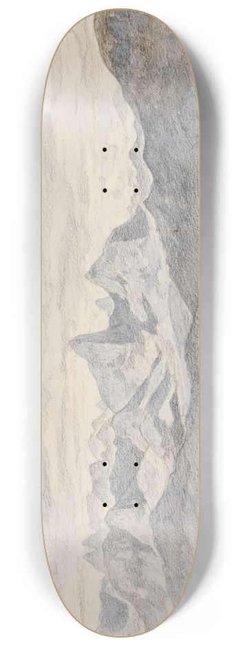 Ferdinand Keller - Blick auf das Orgelgebirge 8.25 inch art skate deck