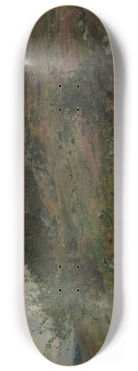 Albert Lang - Heidelandschaft bei Klein-Sassen in der Rhn 8.25 inch art skate deck