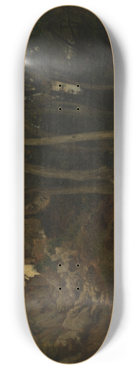 Albert Lang - Landschaft bei Lerici 8.25 inch art skate deck
