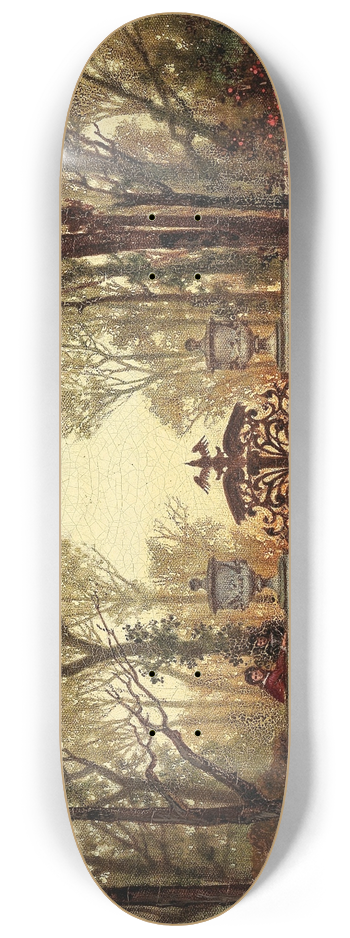 Ferdinand Knab - At the Castle grounds 8.25 inch art skate deck
