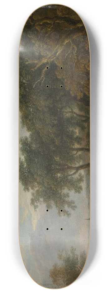 Ferdinand Kobell - Waldlandschaft mit Hirt und Herde 8.25 inch art skate deck