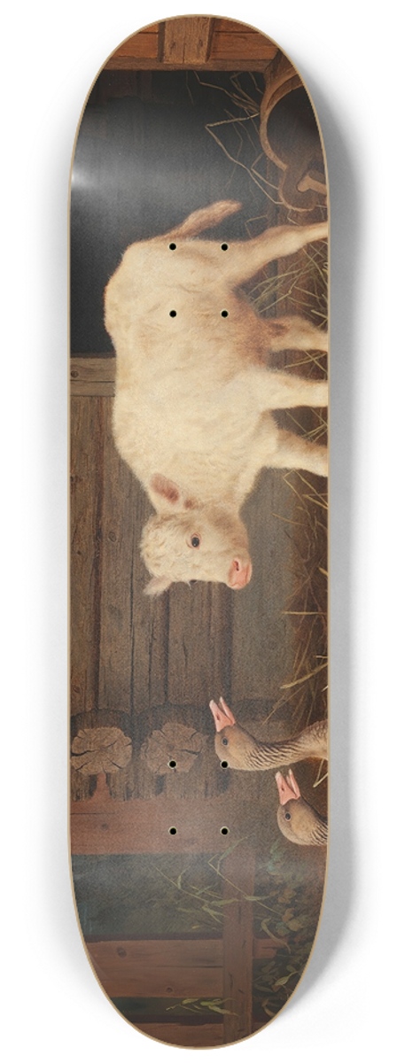 Ferdinand von Wright - The Surprise 8.25 inch art skate deck