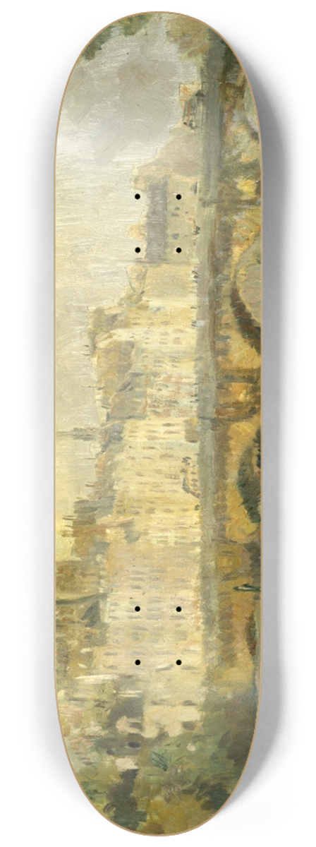 Albert Lebourg - Le Pont Neuf 8.25 inch art skate deck