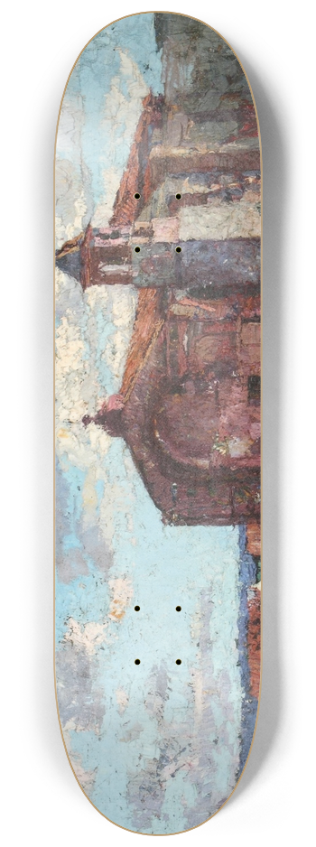 Fernando Fader - Capilla de Ischiln 8.25 inch art skate deck