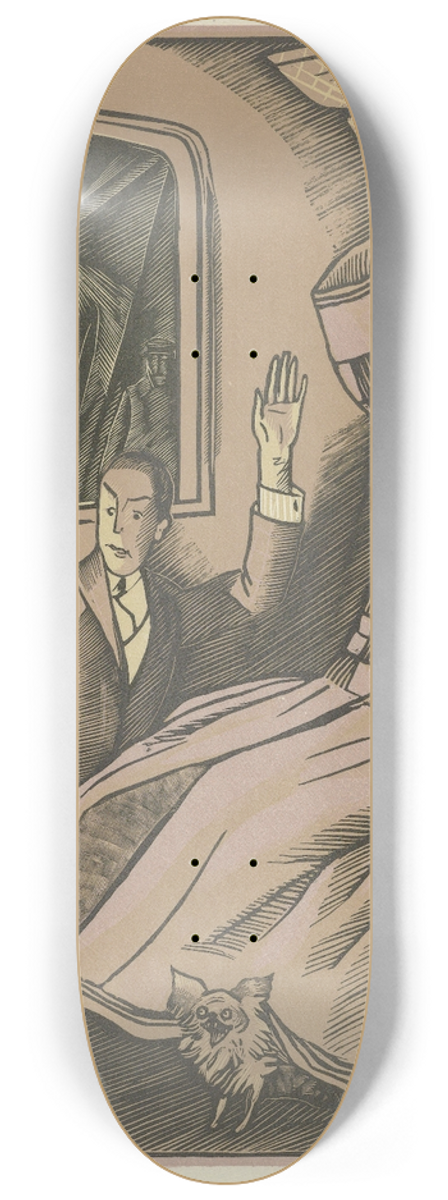 Fernand Simon - LAttentat 8.25 inch art skate deck