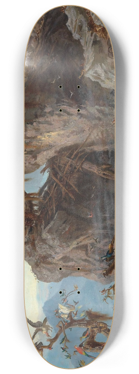 Filippo Palizzi - After the Flood; the Exit of the Animals from the Ark 8.25 inch art skate deck