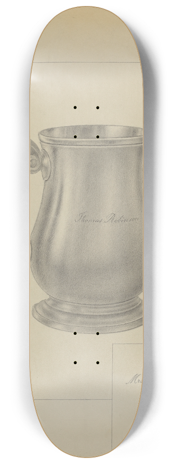 Filippo Porreca - Silver Mug 8.25 inch art skate deck