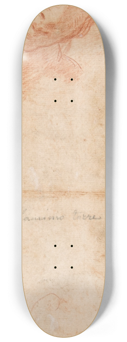 Flaminio Torre - Head of a Young Woman with Braided Hair 8.25 inch art skate deck