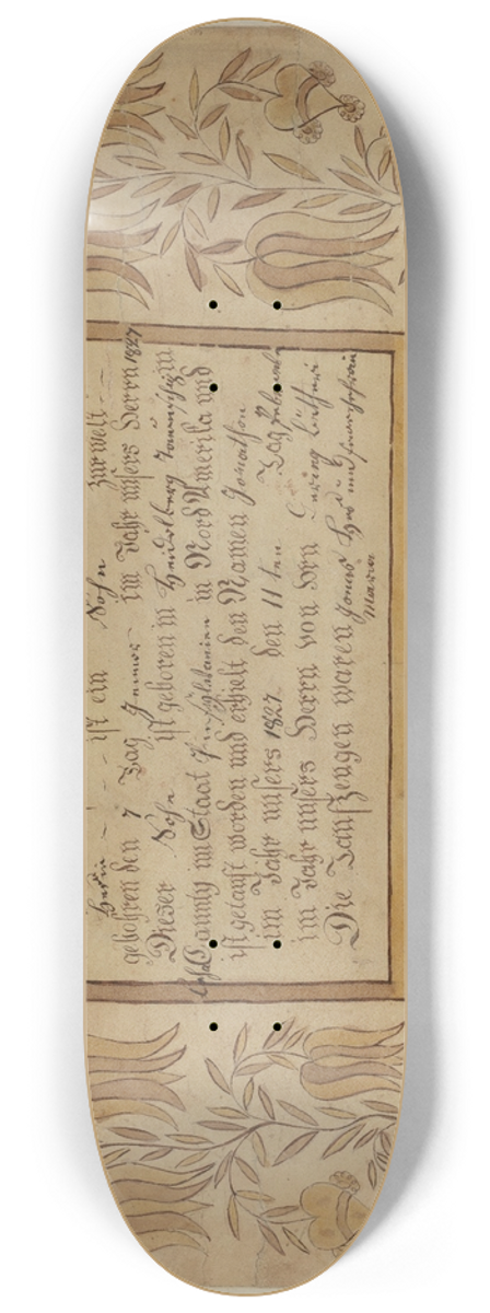 Albert Levone - Fraktur 8.25 inch art skate deck