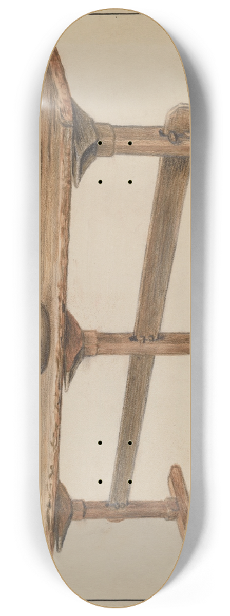 Fletcher Hanks - Trestle Table 8.25 inch art skate deck