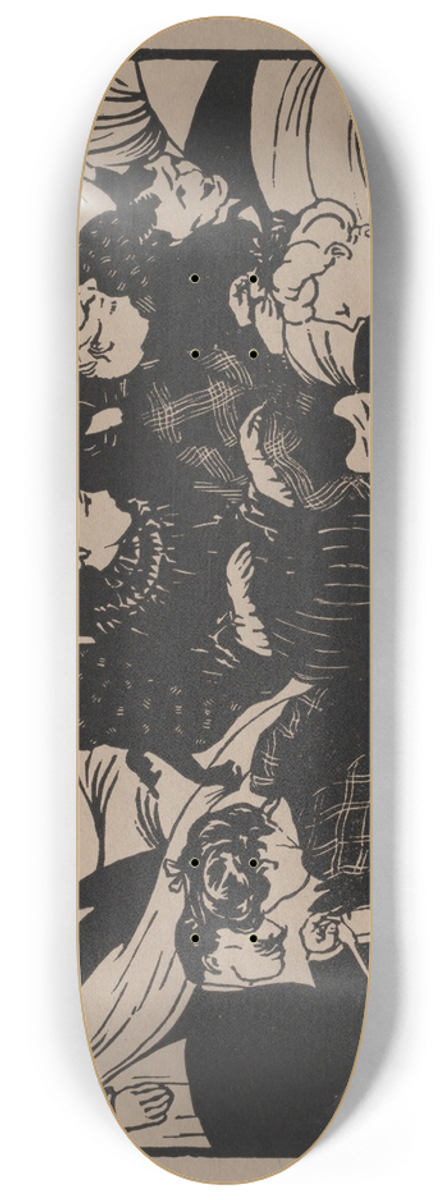 Flix Vallotton - Bon March 8.25 inch art skate deck