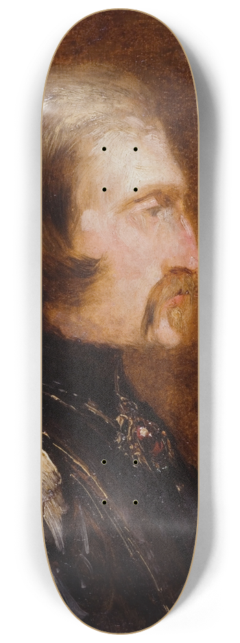 Flix Ziem - Autoportrait en armure 8.25 inch art skate deck