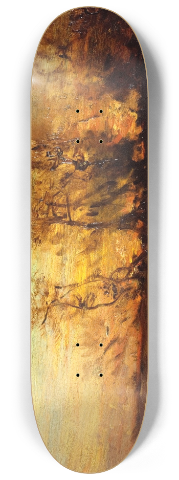 Flix Ziem - Coucher De Soleil 8.25 inch art skate deck