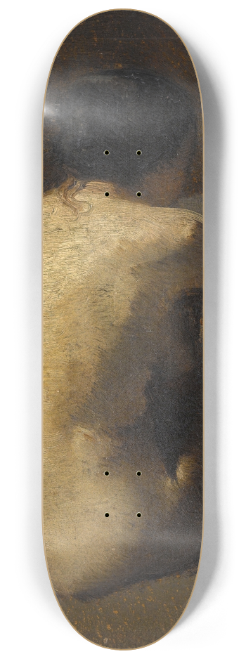 Flix Ziem - Femme nue assise, vue de dos 8.25 inch art skate deck