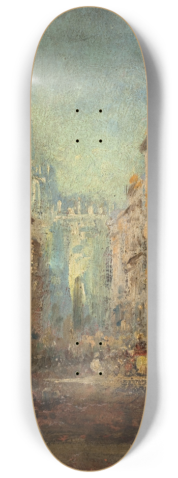 Flix Ziem - Le Dme de Milan 8.25 inch art skate deck