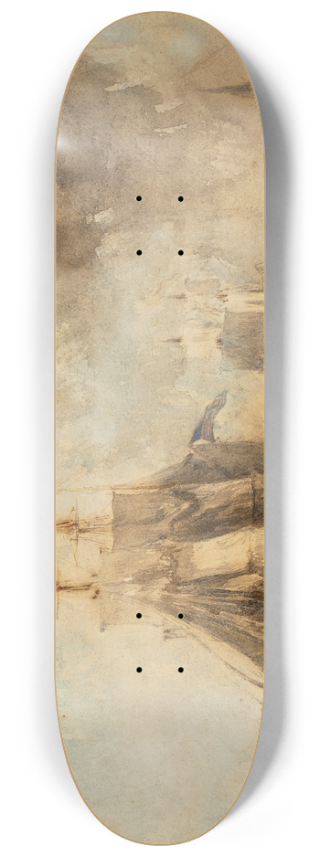 Flix Ziem - LEscaut  Anvers 8.25 inch art skate deck