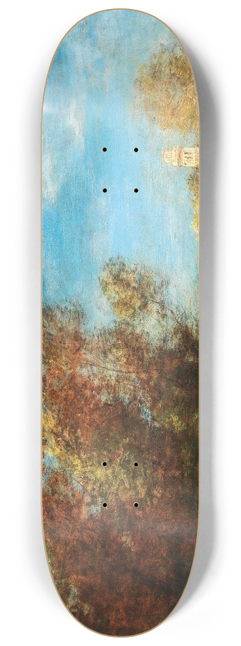 Flix Ziem - Les Jardins de Venise 8.25 inch art skate deck