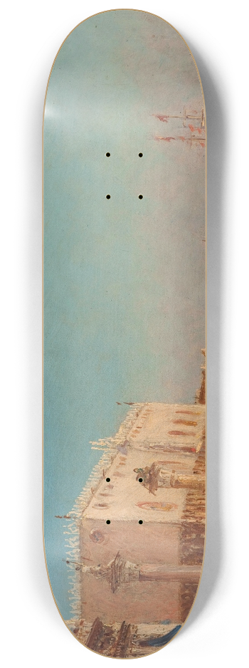 Flix Ziem - Venise, Le Palais Des Doges 8.25 inch art skate deck