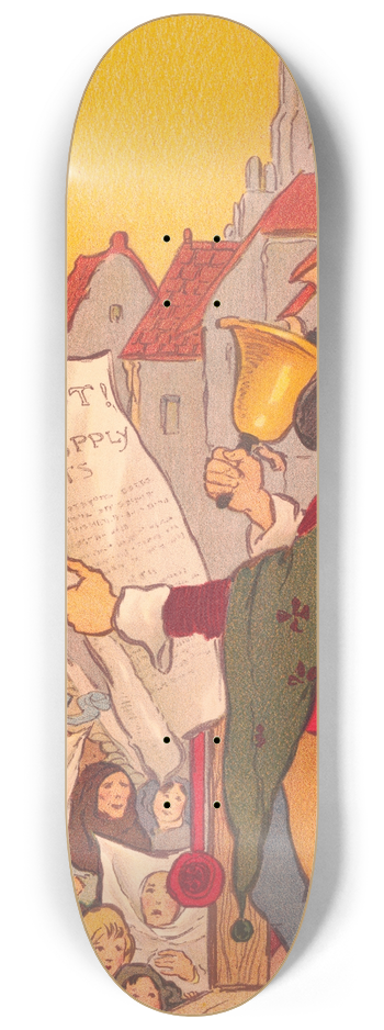 Florence Harrison - Part 2 of the tale of Topply Tilts 8.25 inch art skate deck