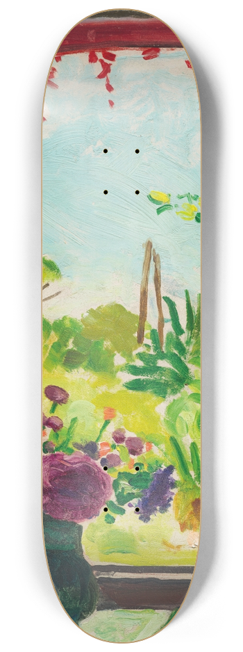 Albert Marquet - Bouquet sur une table devant la fentre  Mricourt 8.25 inch art skate deck