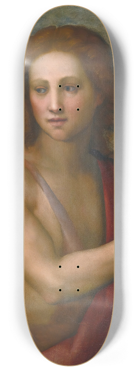 Florentine School - Saint John The Baptist 8.25 inch art skate deck