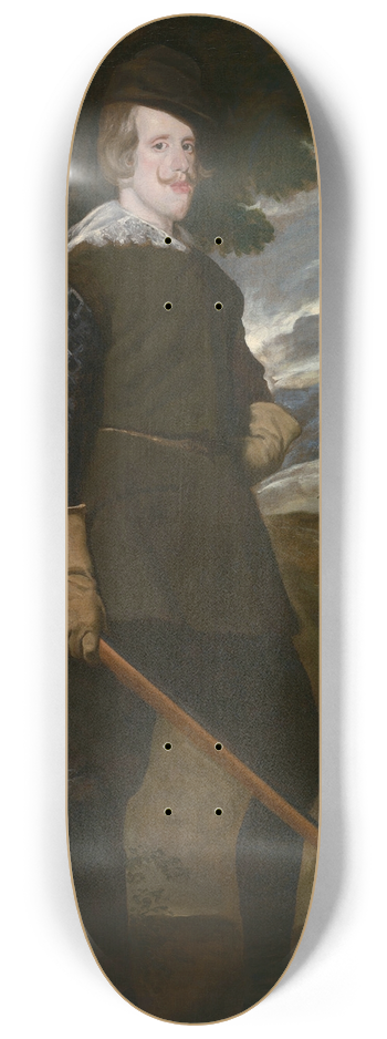Follower of Diego Velzquez - Portrait of Philip IV 8.25 inch art skate deck