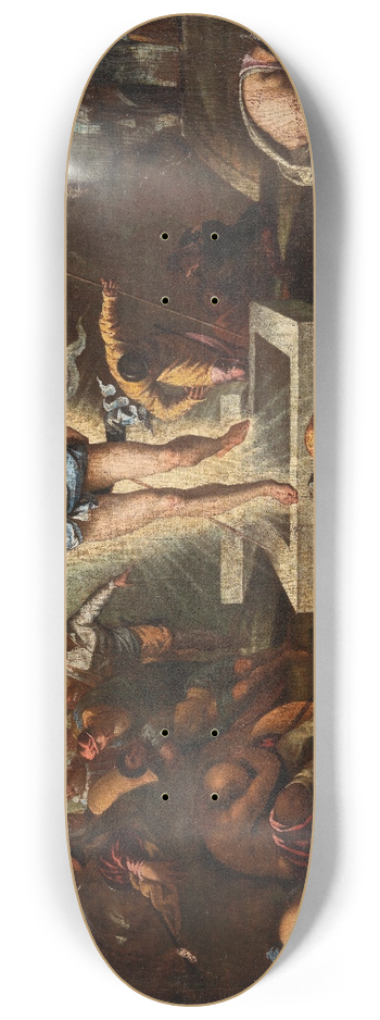 Follower of Jacopo Tintoretto - The Resurrection of Christ 8.25 inch art skate deck