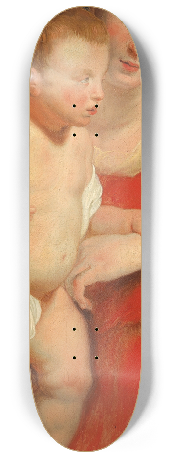 Follower of Peter Paul Rubens - The Madonna And Child 8.25 inch art skate deck