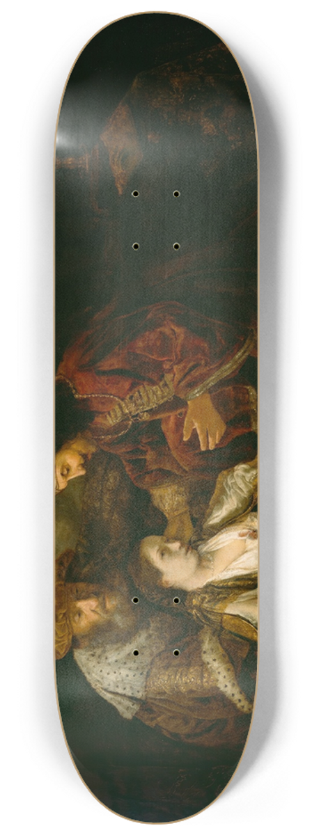 Follower of Rembrandt van Rijn - The Death Of Lucretia 8.25 inch art skate deck