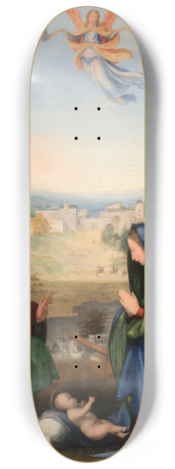 Fra Bartolomeo - The Nativity 8.25 inch art skate deck