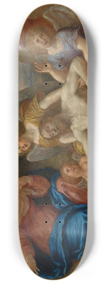 Francesco Albani - Lamentation With The Virgin, St. John And Angels 8.25 inch art skate deck